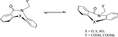 Graphical abstract: Investigation on the flexibility of chiral tricyclic derivatives