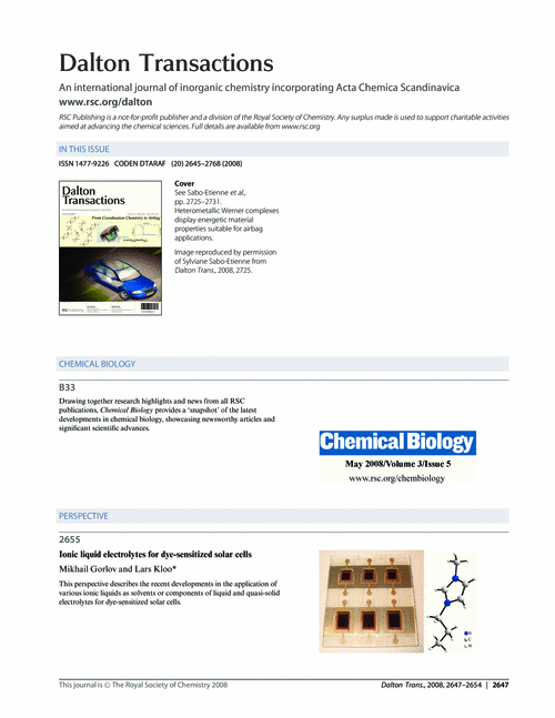 Contents and Chemical Biology