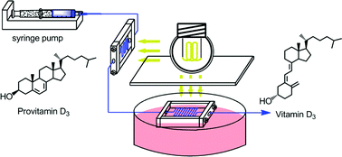 Graphical abstract: Continuous-flow synthesis of vitamin D3