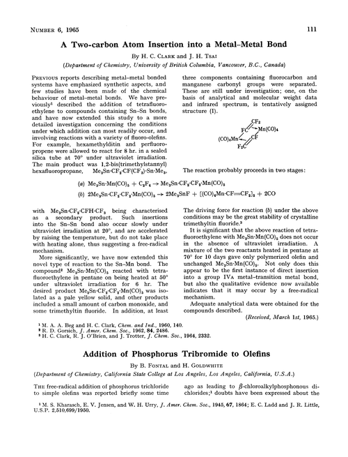 A two-carbon atom insertion into a metal–metal bond