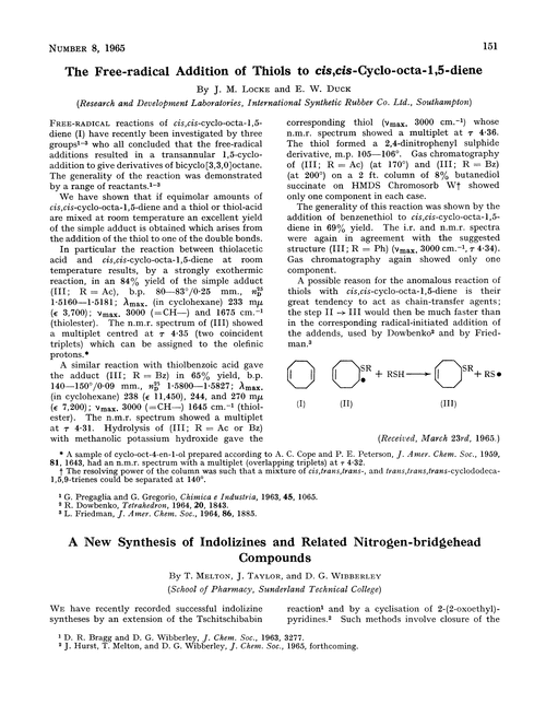 A new synthesis of indolizines and related nitrogen-bridgehead compounds