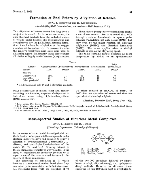 Formation of enol ethers by alkylation of ketones