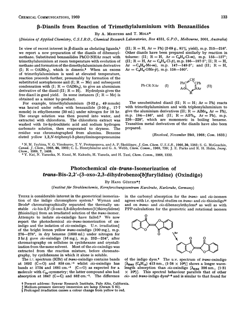 Photochemical cis–trans-isomerization of trans-bis-2,2′-(3-oxo-2,3-dihydrobenzo[b]furylidine)(oxindigo)