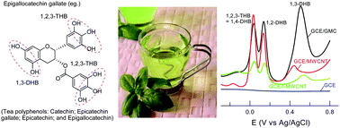 Graphical abstract: Rapid simultaneous electrochemical sensing of tea polyphenols