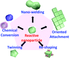 Graphical abstract: Exploiting nanoparticles as precursors for novel nanostructure designs and properties