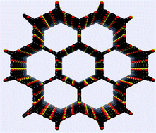 Graphical abstract: Targeted synthesis of a mesoporous triptycene-derived covalent organic framework