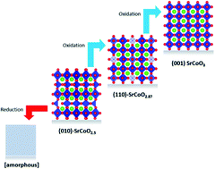 Reduction and oxidation of SrCoO2.5 thin films at low temperatures,10. ...