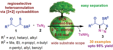 Eco-efficient, regioselective and rapid access to 4,5-disubstituted 1,2 ...