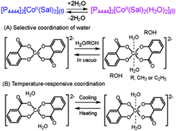 A cobalt(ii) bis(salicylate)-based ionic liquid that shows ...