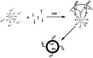 Graphical abstract: One-step synthesis of structure controlled vinyl functionalized hollow mesoporous silica nanospheres