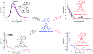 Graphical abstract: Chemical control of photochromism and a multiresponsive molecular switch based on a diarylethene derivative containing naphthol