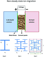 Graphical abstract: Non-steady state migration of chloride ions in cement pastes at early age