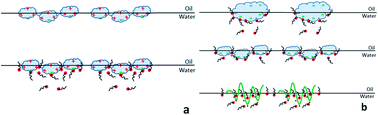 Graphical abstract: Impact of ionic liquid-type imidazolium surfactant addition on dynamic properties of BSA adsorption layers at different pH