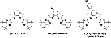 Graphical abstract: Effective separation of the actinides Am(iii) and Cm(iii) by electronic modulation of bis-(1,2,4-triazin-3-yl)phenanthrolines