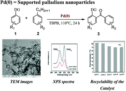 Replacing Pd(OAc)2 with supported palladium nanoparticles in ortho ...