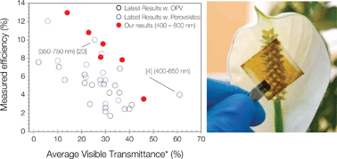 Graphical abstract: Pushing efficiency limits for semitransparent perovskite solar cells