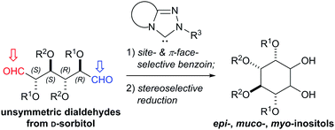 Site-selective benzoin-type cyclization of unsymmetrical dialdoses ...