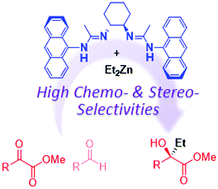 Graphical abstract: Multinuclear zinc bisamidinate catalyzed asymmetric alkylation of α-ketoesters and its unique chemoselectivity