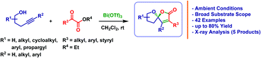 Graphical abstract: Lewis acid catalyzed cascade annulation of alkynols with α-ketoesters: a facile access to γ-spiroketal-γ-lactones