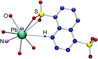 Graphical abstract: Lead(ii): Lewis acid and occasional base, as illustrated by its complex with 1,5-naphthalenedisulfonate and 5-methyl-1,10-phenanthroline