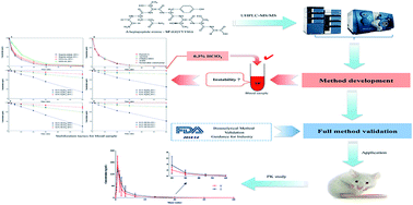 Graphical abstract: Enhanced UHPLC-MS/MS determination of a therapeutic heptapeptide mimic for inflammatory-related diseases in rat plasma: application to a pharmacokinetic study