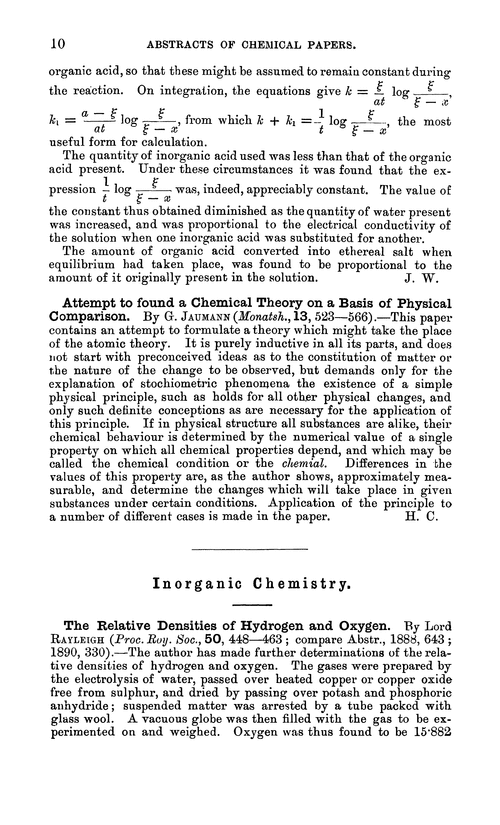 Inorganic chemistry