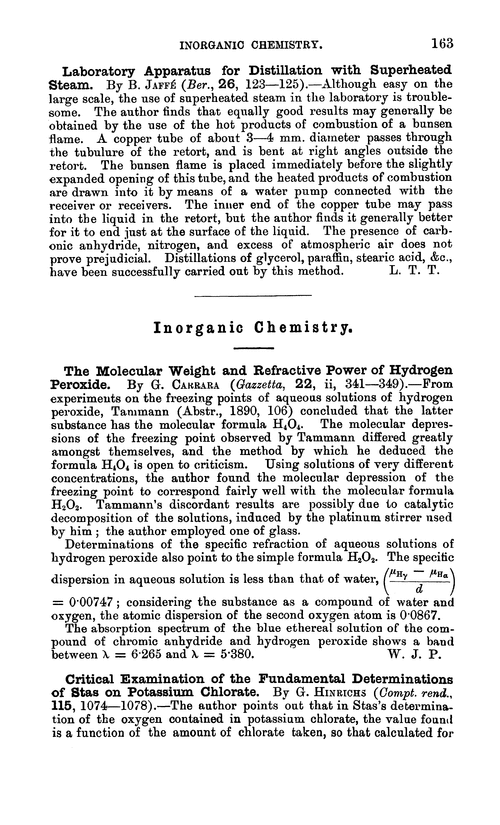 Inorganic chemistry