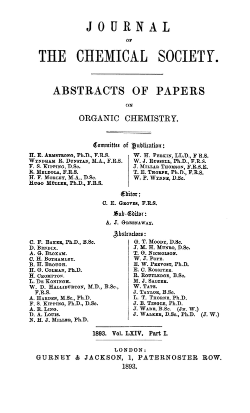 Contents pages