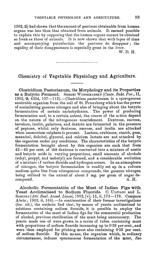 Chemistry of vegetable physiology and agriculture