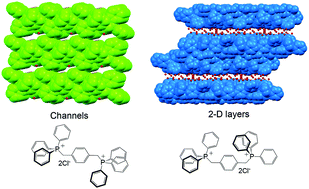 Graphical abstract: Understanding the structural properties of p-xylylenebis(triphenylphosphonium) cation under different pH and anion conditions