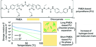 Graphical abstract: Mechanical, thermal, and microstructural analyses of thermoplastic poly(2-methoxyethyl acrylate)-based polyurethane by RAFT and polyaddition