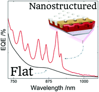 Graphical abstract: Near infrared organic photodetectors based on enhanced charge transfer state absorption by photonic architectures