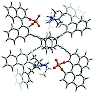 Graphical abstract: A supramolecular double-helix based on complementary phosphate–guanidinium pairing