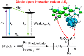 Graphical abstract: Merging photoinitiated bulk polymerization and the dopant-matrix design strategy for polymer-based organic afterglow materials