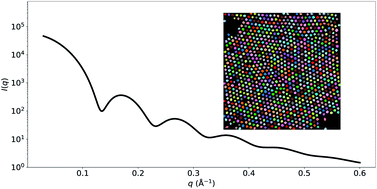 Graphical abstract: Calculating small-angle scattering intensity functions from electron-microscopy images