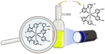 Graphical abstract: Towards catalytic redox-active iridium polypyridyl complex by in situ photosubstitution