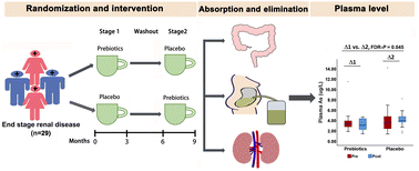 Graphical abstract: The arsenic-lowering effect of inulin-type prebiotics in end-stage renal disease: a randomized crossover trial