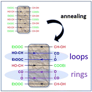 Graphical abstract: Polycondensations and cyclization of poly(l-lactide) ethyl esters in the solid state