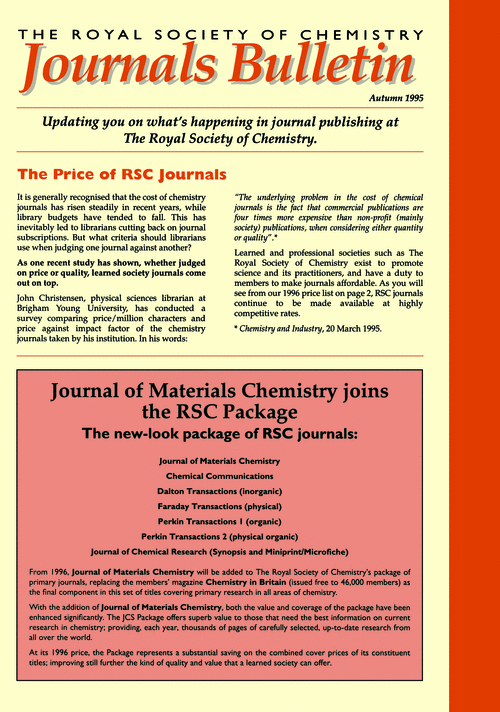 Journals bulletin