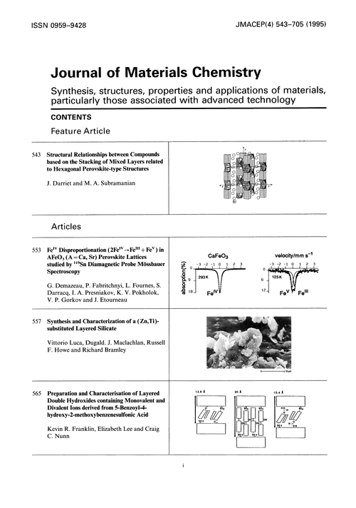 Contents pages