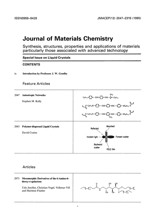 Contents pages