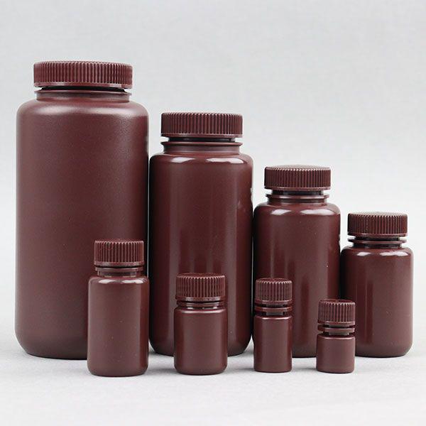 Genever建诺为PP透明包装瓶棕色广口试剂瓶材质HDPE材质